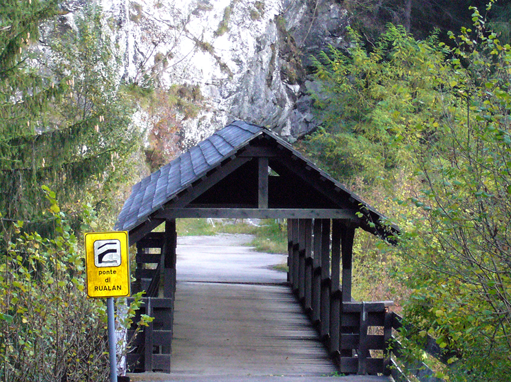 Valle di Cadore (Bl), Ponte di Rualan.