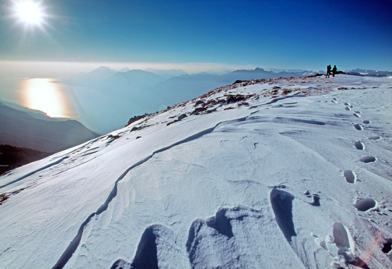 Monte Baldo (Vr), Panoramica invernale.