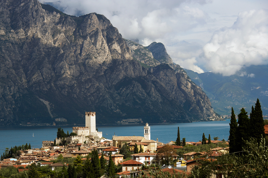 Malcesine (Vr), Panorama sul Lago di Garda.
