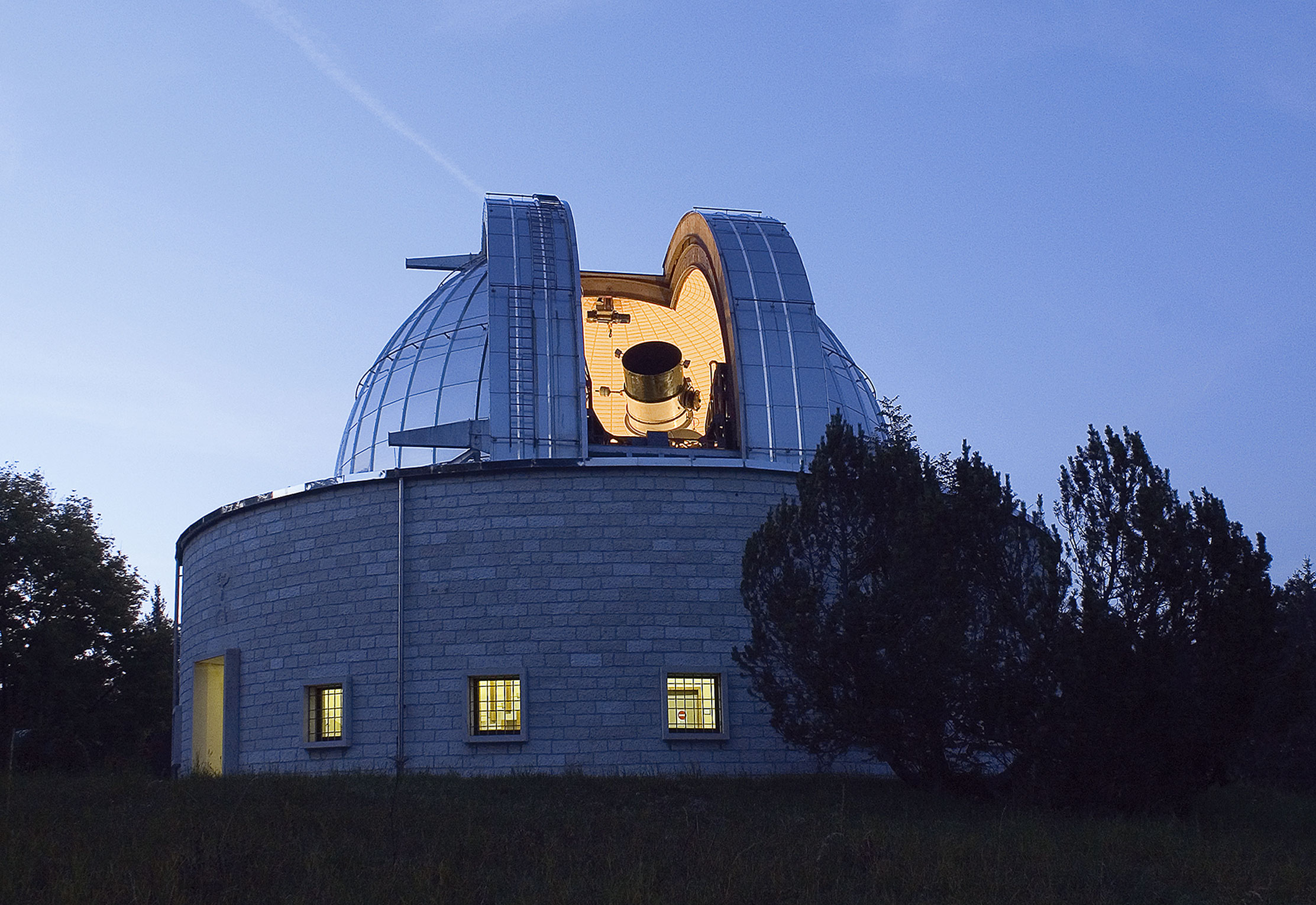 Asiago (Vi), Osservatorio astronomico di Padova - Sede di Asiago, la cupola e il telescopio Galileo.