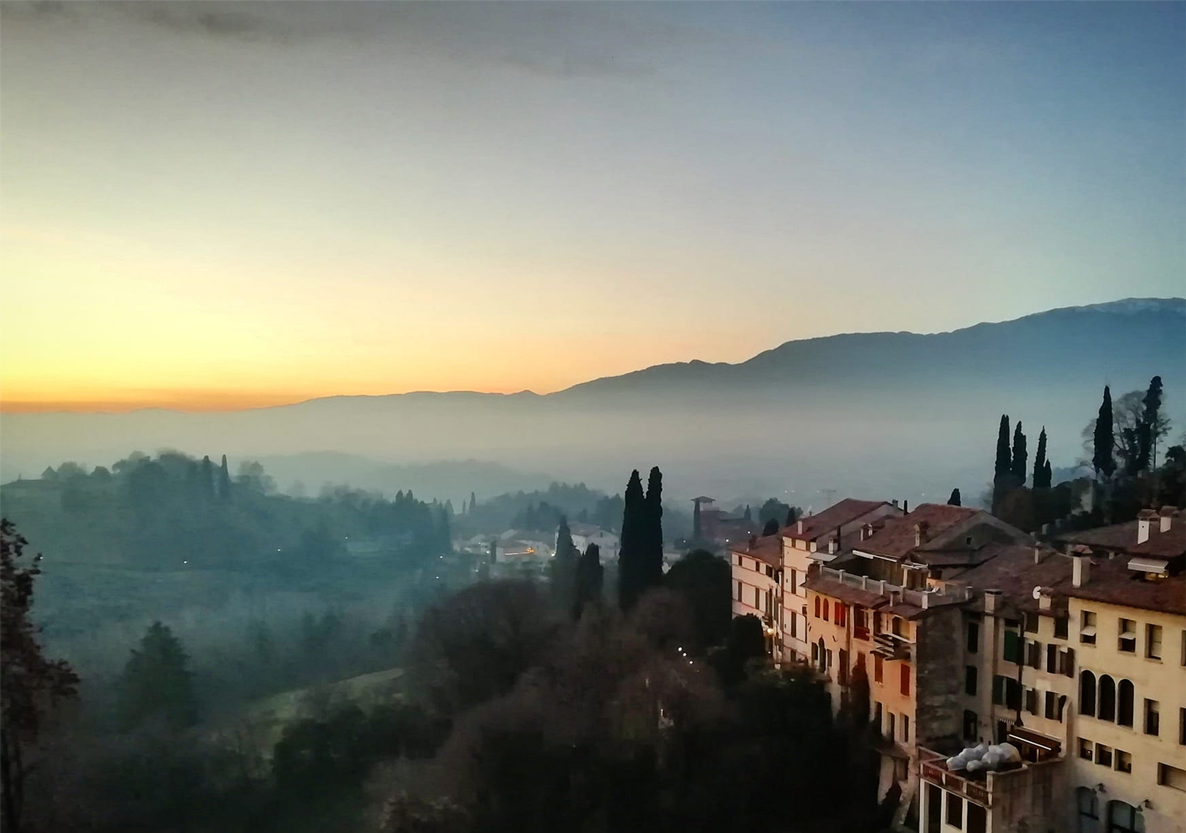 Asolo (Tv), Tramonto sui Colli Asolani
