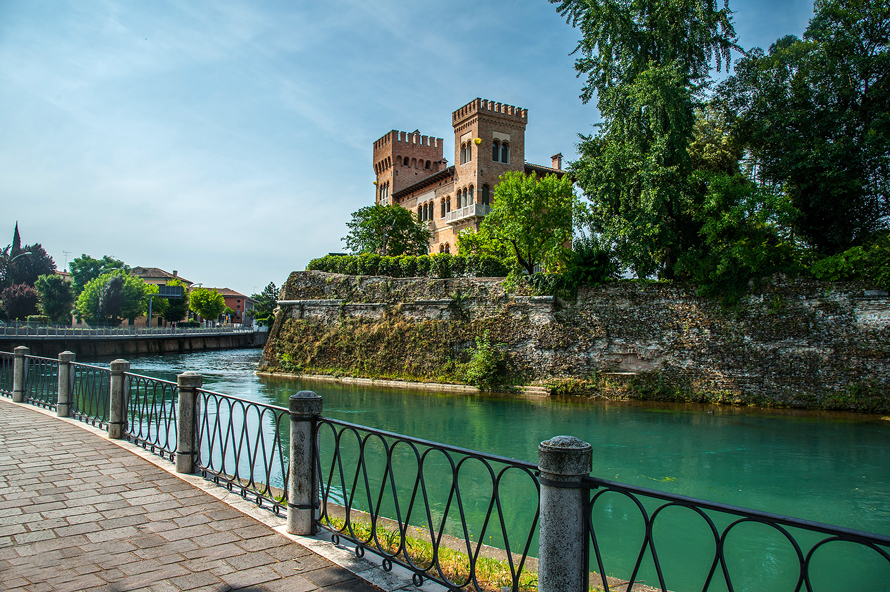 Treviso, Bastione San Paolo sul fiume Sile.