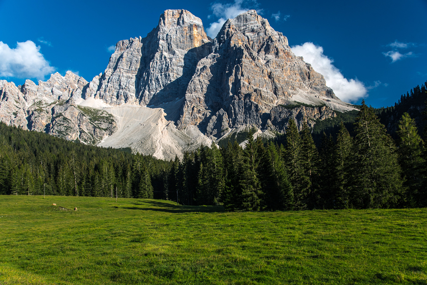 Val Fiorentina (Bl) il Monte Pelmo dal Rifugio Aquileia.