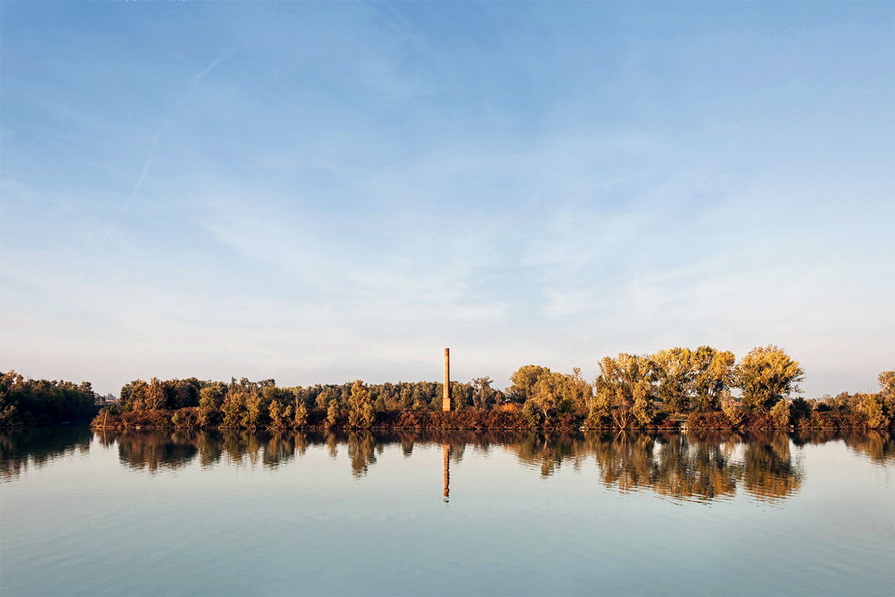 Il Fiume Adige a Porto Viro (Ro)