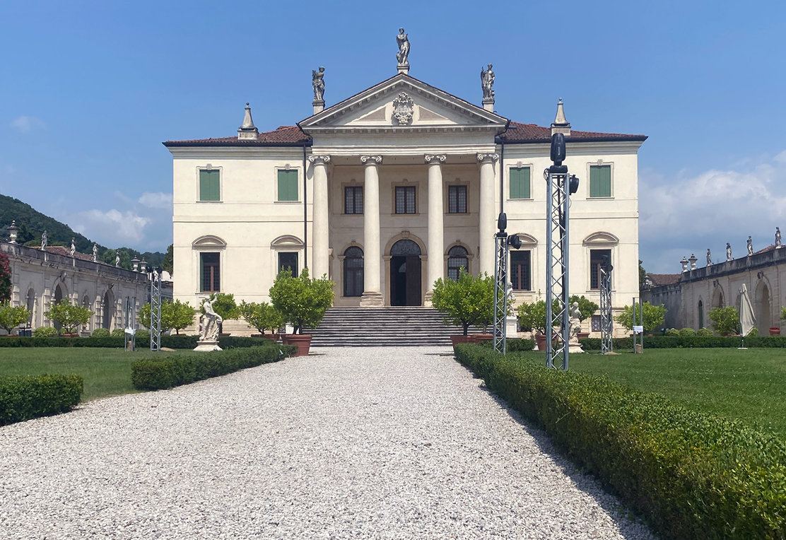 Montecchio Maggiore (Vi), Villa Cordellina, facciata anteriore.