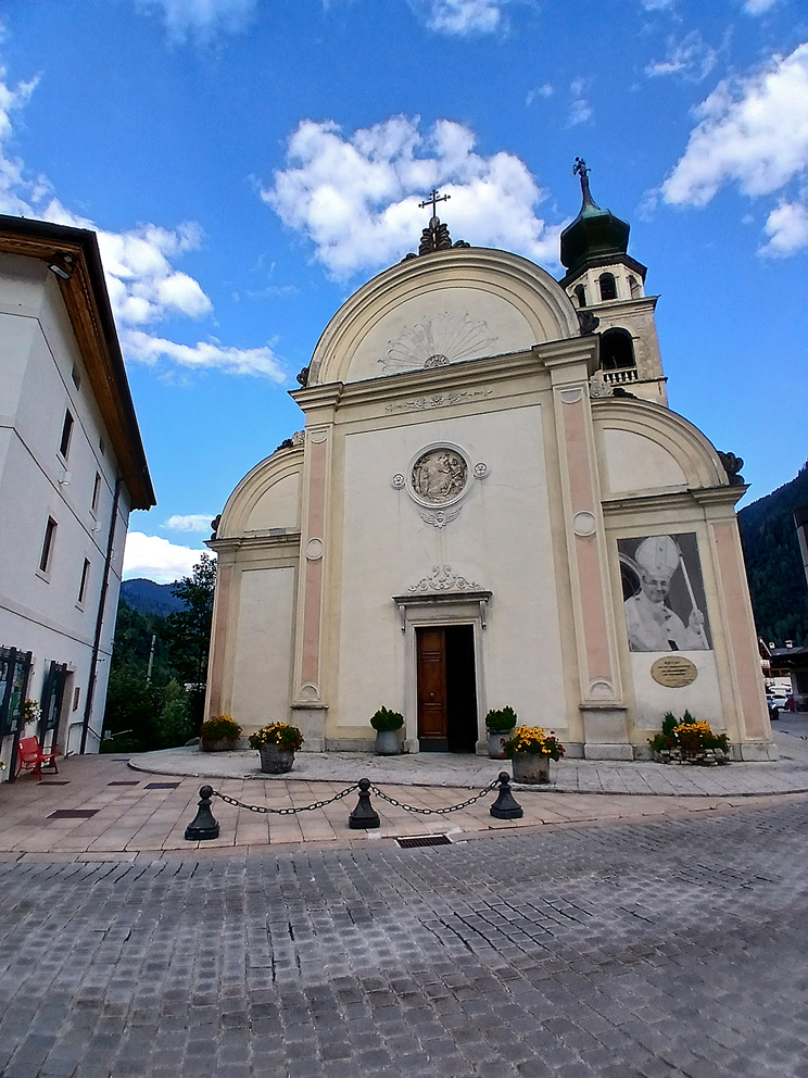 Canale d'Agordo (Bl), Chiesa di San Giovanni Battista.
