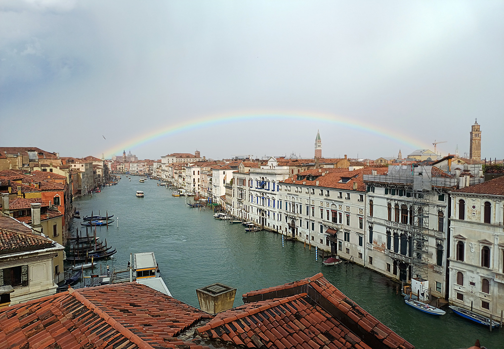 Venezia, vista sul Canal Grande da Palazzo Balbi.
