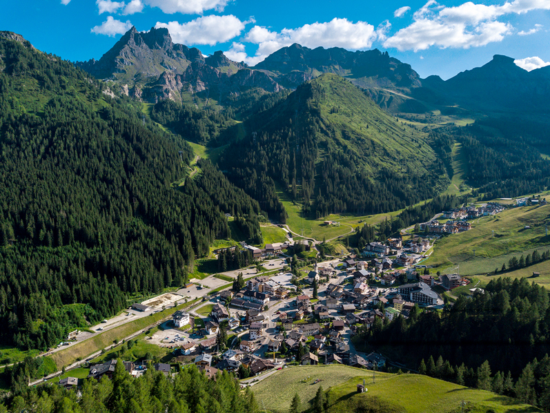 Arabba (Bl), Panorama.
