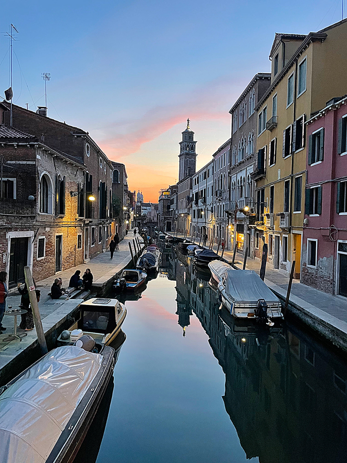 Venezia, Veduta dal Ponte dei Pugni. 